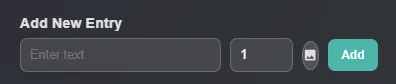 Adding new entries to the prize wheel
