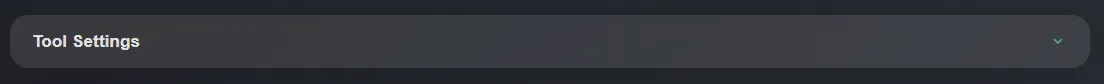 Tool settings for the random name picker wheel