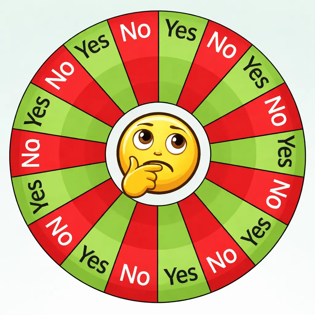 Spin & Decide: What is a Yes or No Spinning Wheel Online